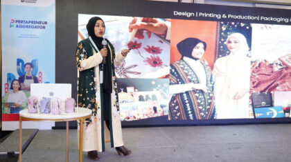 Harumi Kartini, founder Harumi Fashion asal Jakarta, masuk 10 besar Program Pertapreneur Aggregator (PAG) 2025. (Foto: Dok RUZKA INDONESIA)