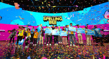 Para pemenang Kompetisi Nasional Spelling Bee English 1 di Balai Sarbini, Jakarta, 10 Januari 2026. (Foto: Dok RUZKA INDONESIA)