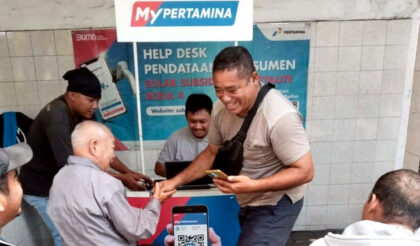 Pertamina Patra Niaga Regional Jatimbalinus pada Rabu (29/04/2026) kemarin, menerima dan menampung aspirasi dari kelompok sopir truk terkait penerapan barcode dalam program Subsidi Tepat. (Foto: Dok RUZKA INDONESIA)