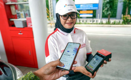 Pertamina Patra Niaga melalui aplikasi MyPertamina berhasil meraih penghargaan tertinggi sebagai Best Public Service untuk kategori Mobile Apps. (Foto: Dok RUZKA INDONESIA)