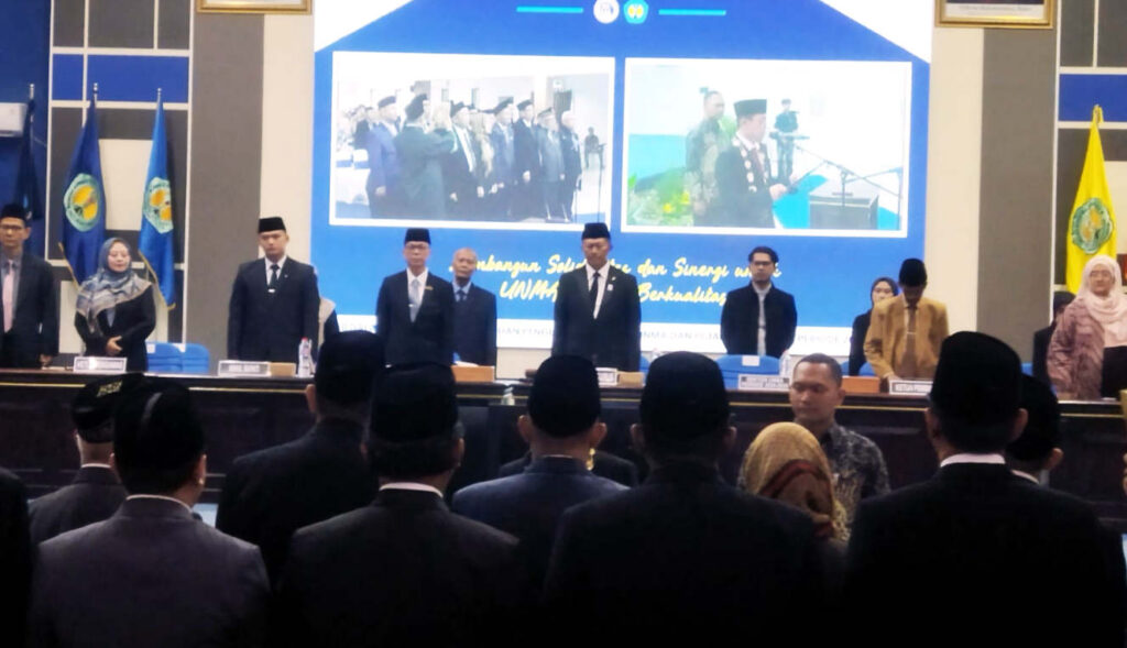 Pelantikan Rektor UNMA dihadiri seluruh civitas akademika. (Foto: Dok Eko Widiantoro)
