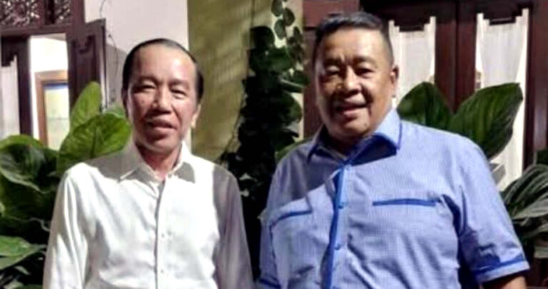 Mantan Presiden RI Joko Widodo (Jokowi) bersama Ketua DPP Partai Solidaritas Indonesia (PSI) Bestari Barus. Jokowi dipastikan segera menjabat sebagai Ketua Dewan Pembina PSI. (Foto: Dok RUZKA INDONESIA)