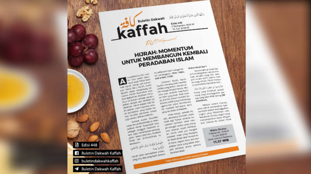 Buletin Kaffah Edisi 448 (5 Muharram 1448 H/19 Juni 2026 M). (Ilustrasi: Dok RUZKA INDONESIA)