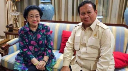 Presiden RI Prabowo Subianto dan Ketum PDI Perjuangan Megawati Soekarnoputri. (Foto: Ist/Dok RUZKA INDONESIA)