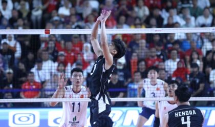 Timnas voli Indonesia dipaksa menyerah oleh Vietnam di laga semifinal SEA V Cup 2026 di Jakarta Indonesia Velodrome, Minggu (26/07) malam. (Foto: PBVSI)