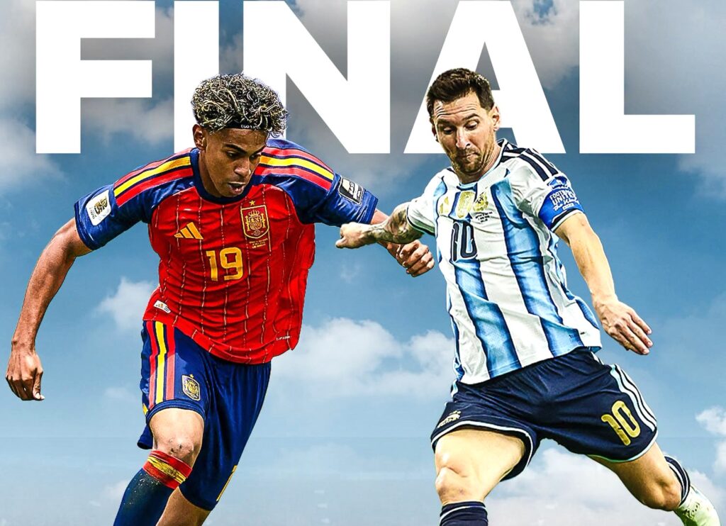 Lamine Yamal dan Lionel Messi. (Foto: INQ Sports)