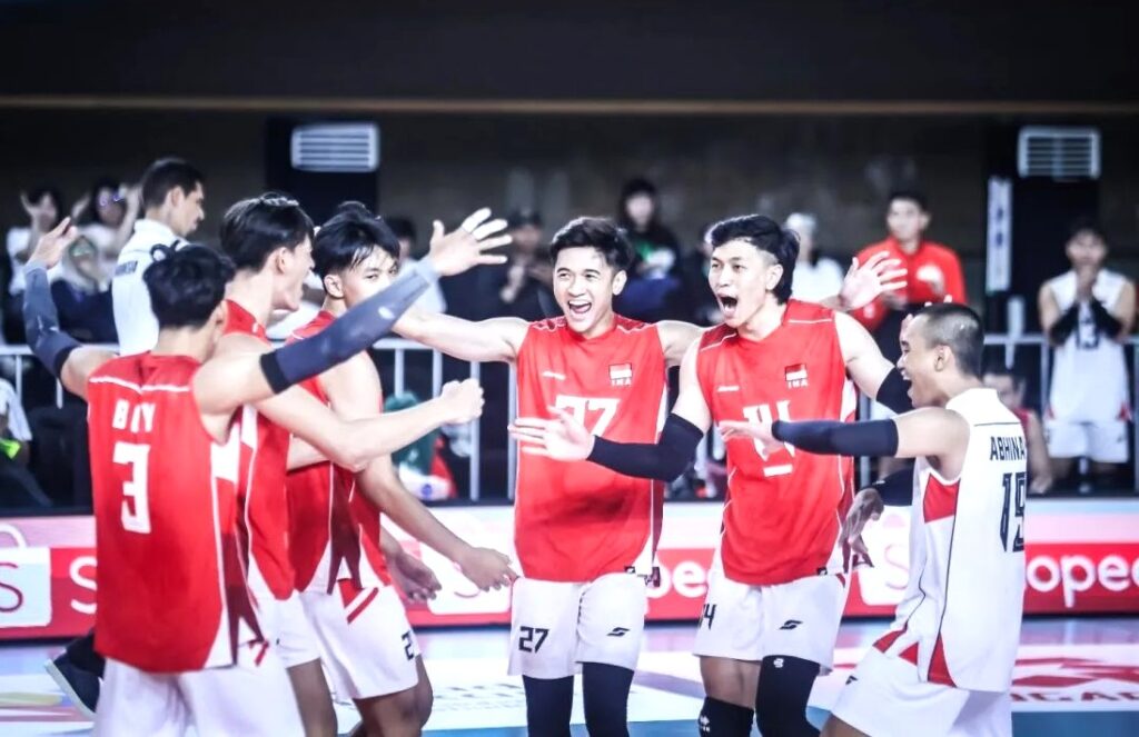 Timnas voli putra Indonesia. (Foto: PBVSI)