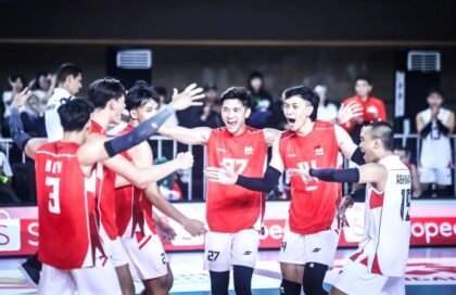 Timnas voli putra Indonesia. (Foto: PBVSI)