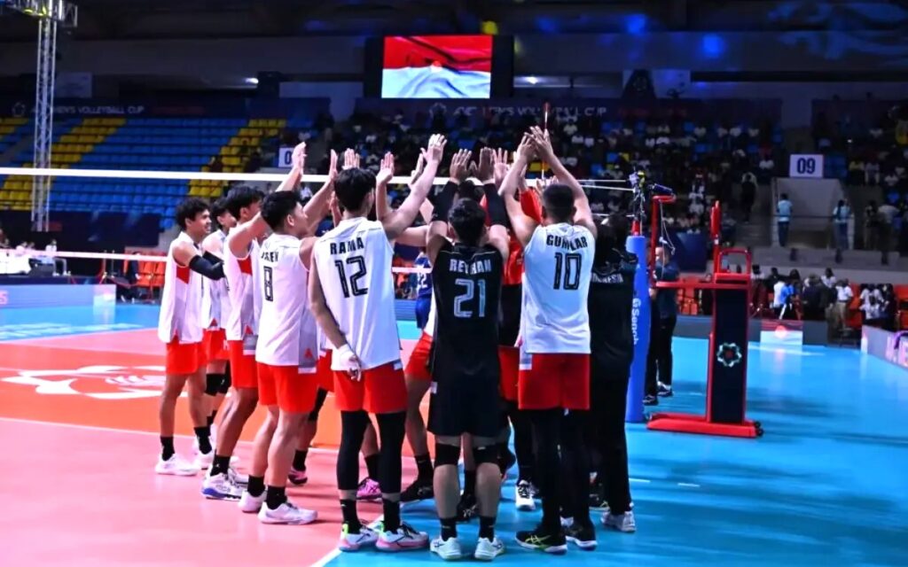Timnas bola voli putra Indonesia. (Foto: PBVSI)