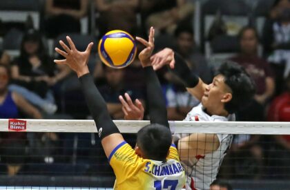 Timnas bola voli putra Indonesia dikalahkan Kamboja di final leg pertama SEA V Cup 2026 yang digelar di Candon, Filipina, Minggu (19/07) WIB. (Foto: PBVSI)