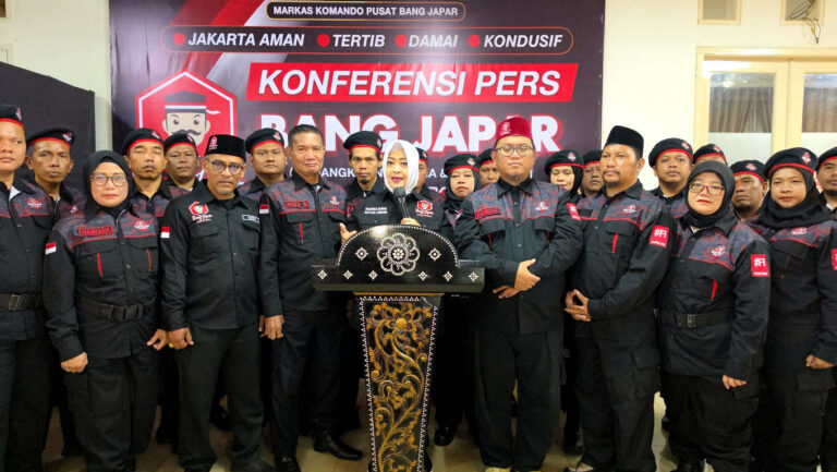 Ketua Umum Bang Japar yang juga Anggota DPD RI Dapil DKI Jakarta, Fahira Idris menegaskan, sebagai bagian dari penguatan komitmen Jaga Jakarta, Bang Japar akan berkolaborasi dengan berbagai elemen masyarakat yang tergabung dalam Aliansi Masyarakat Jakarta untuk mengikuti Apel Siaga Jaga Jakarta pada Kamis, 27 Agustus 2026. (Foto: Dok RUZKA INDONESIA)