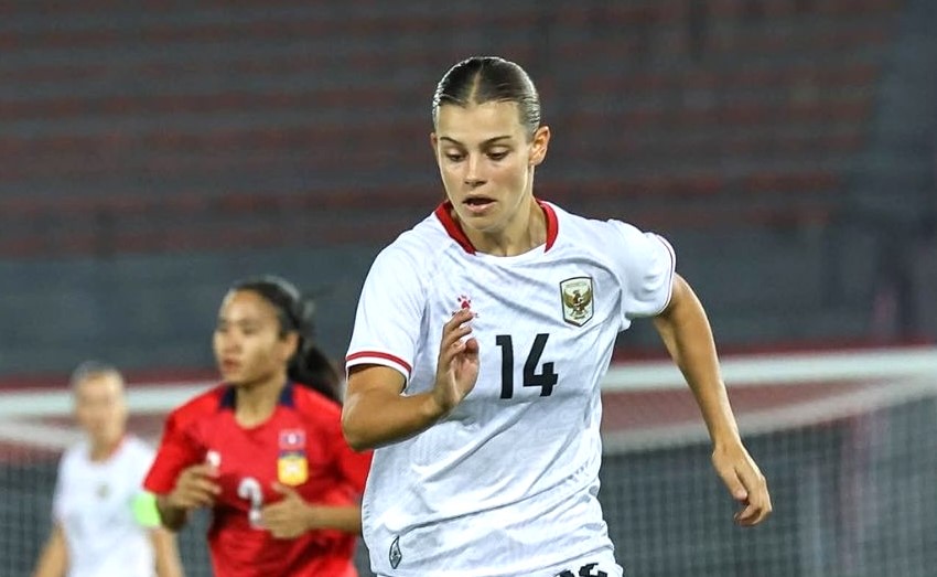 Pemain timnas Indonesia, Isabelle Nottet. (Foto: FAM)