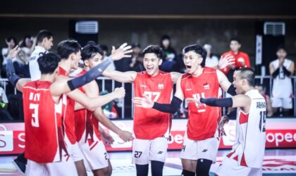 Timnas bola voli putra Indonesia. (Foto: PBVSI)