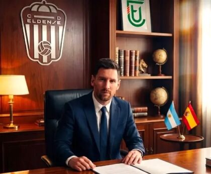 Lionel Messi menjadi pemilik baru divisi dua liga Spanyol, CD Eldense. (Foto: Periskopi)