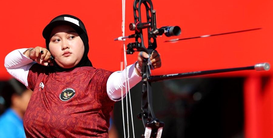 Atlet Panahan Indonesia, Nurisa Dian Ashrifah. (Foto: REUTERS)